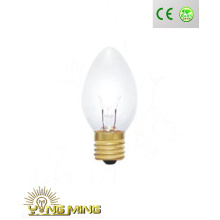 29mm E17 Clear Incandescent Candle Light with Factory Direct Sell